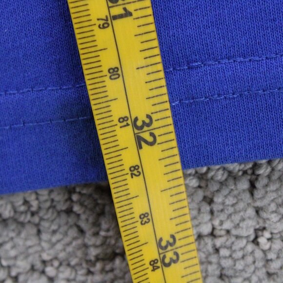 Vintage Pro Club Shirt Mens 2XL Blue Work Hard Stay Humble Pirate Boat Art Y2k - Picture 10 of 10